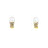 Mauboussin Nadja earrings in yellow gold,  diamonds and cultured pearls - 00pp thumbnail