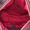 Celine Vintage handbag in brown logo canvas and burgundy leather - Detail D2 thumbnail