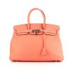 Hermes Birkin 35 cm handbag in Shrimp Pink togo leather - 360 thumbnail