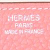 Bolso de mano Hermes Birkin 35 cm en cuero togo Rosa Cangrejo - Detail D3 thumbnail