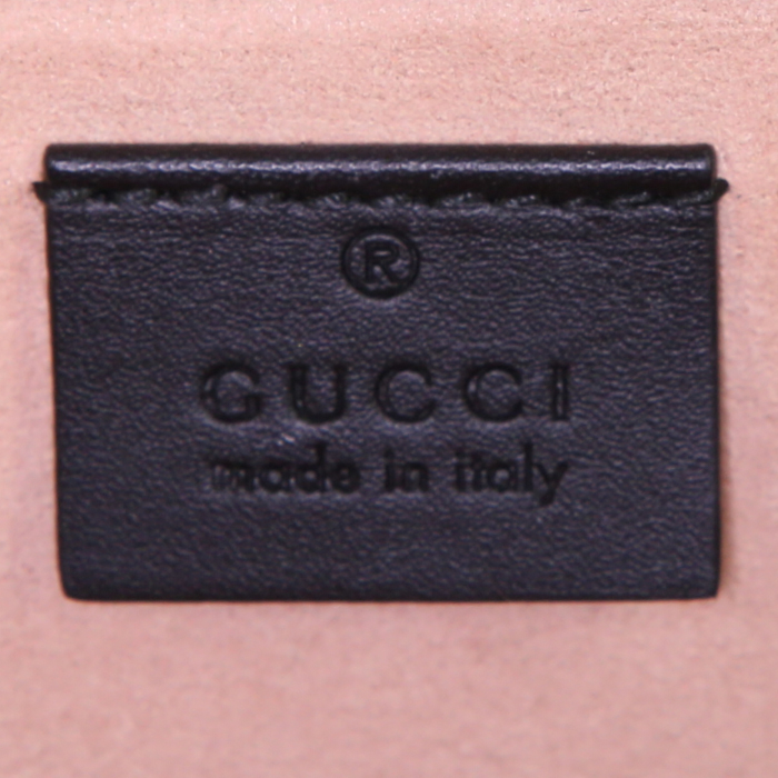 Borsa Gucci Dionysus in velluto blu marino motivo firmato e pelle blu marino - Detail D4