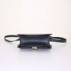 Celine Classic Box small model shoulder bag in green box leather - Detail D4 thumbnail