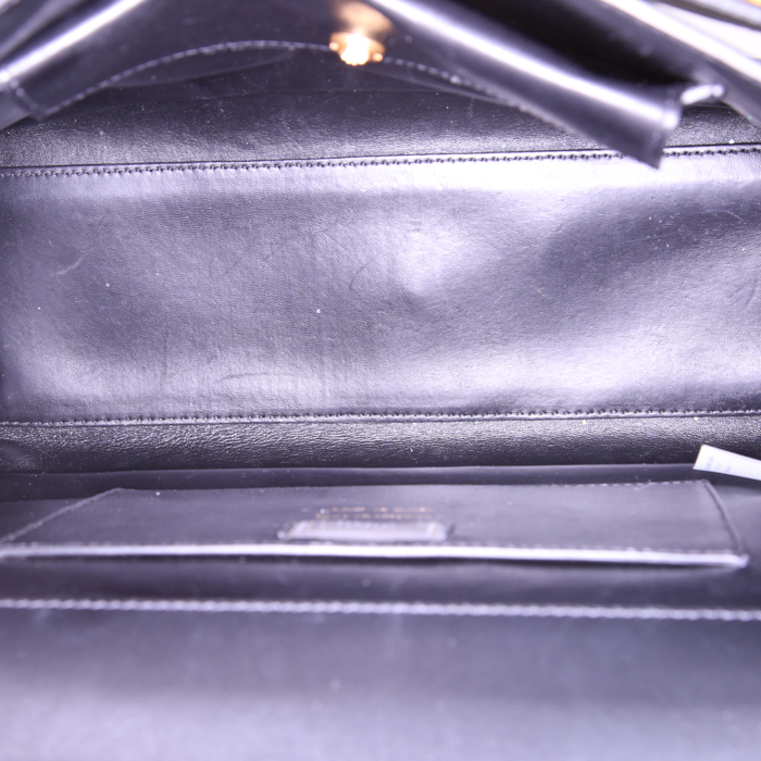 Versace Icone handbag in black leather - Detail D3