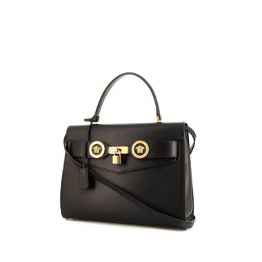 Borsa Versace Icone in pelle nera