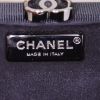 Borsettina da sera Chanel in tela nera e color crema con decori geometrici e strass - Detail D3 thumbnail
