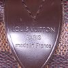 Borsa Louis Vuitton Speedy 35 in tela cerata con motivo a scacchi ebano e pelle marrone - Detail D3 thumbnail