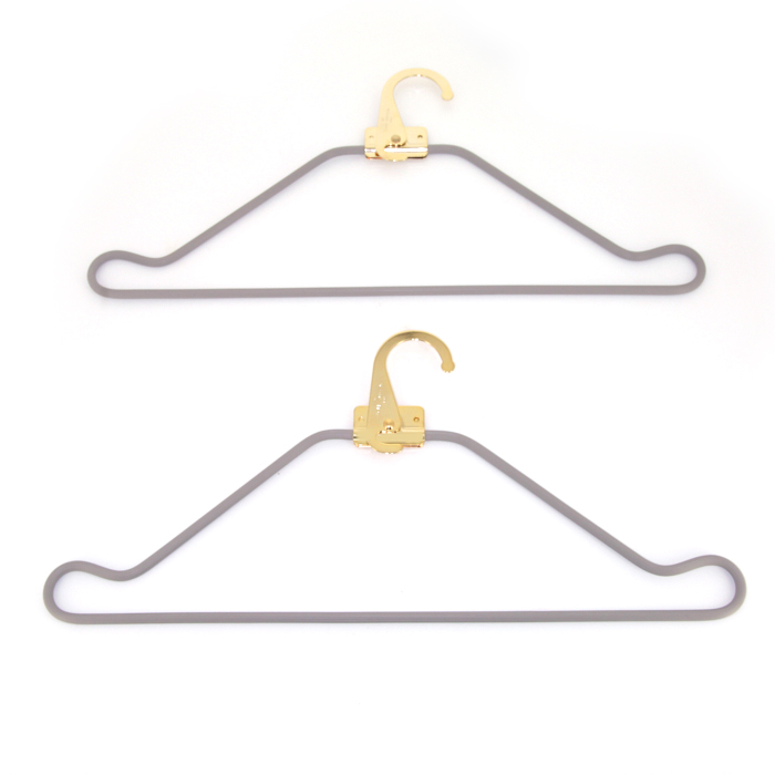 Porta abiti Louis Vuitton Porte-habits in tela monogram marrone e pelle naturale - Detail D4