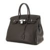Hermes Birkin 35 cm handbag in black Plomb togo leather - 00pp thumbnail