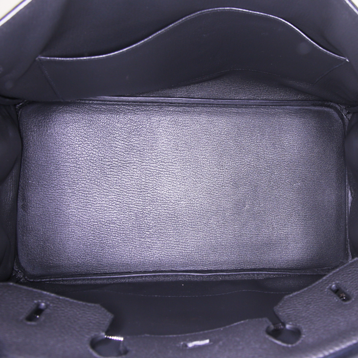 Borsa Hermes Birkin 35 cm in pelle togo nera - Detail D2