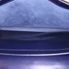 Hermes Sac à dépêches briefcase in blue box leather - Detail D2 thumbnail