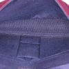 Bolso de mano Chanel Vintage en jersey acolchado color burdeos y cuero color burdeos - Detail D3 thumbnail