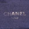 Chanel Vintage handbag in burgundy quilted jersey and burgundy leather - Detail D4 thumbnail