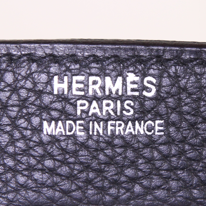Hermes Haut à Courroies - Travel Bag travel bag in black togo leather - Detail D3