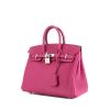 Hermes Birkin 25 cm handbag in purple Swift leather - 00pp thumbnail