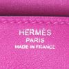 Bolso de mano Hermes Birkin 25 cm en cuero swift púrpura - Detail D3 thumbnail