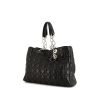 Shopping bag Dior Dior Soft in pelle cannage nera - 00pp thumbnail