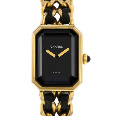 Chanel Première  size M watch in gold plated Circa  1990