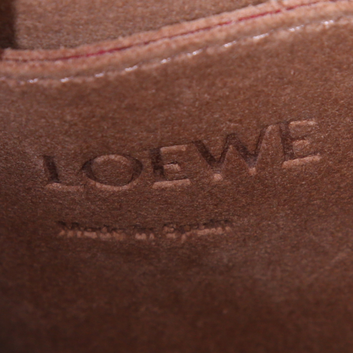 Borsa a secchiello Loewe Bucket in pelle gold - Detail D4