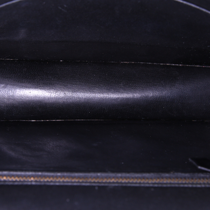 Borsa Hermes Constance in pelle box nera - Detail D3