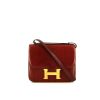 Sac bandoulière Hermès  Constance en lézard rouge - 360 thumbnail