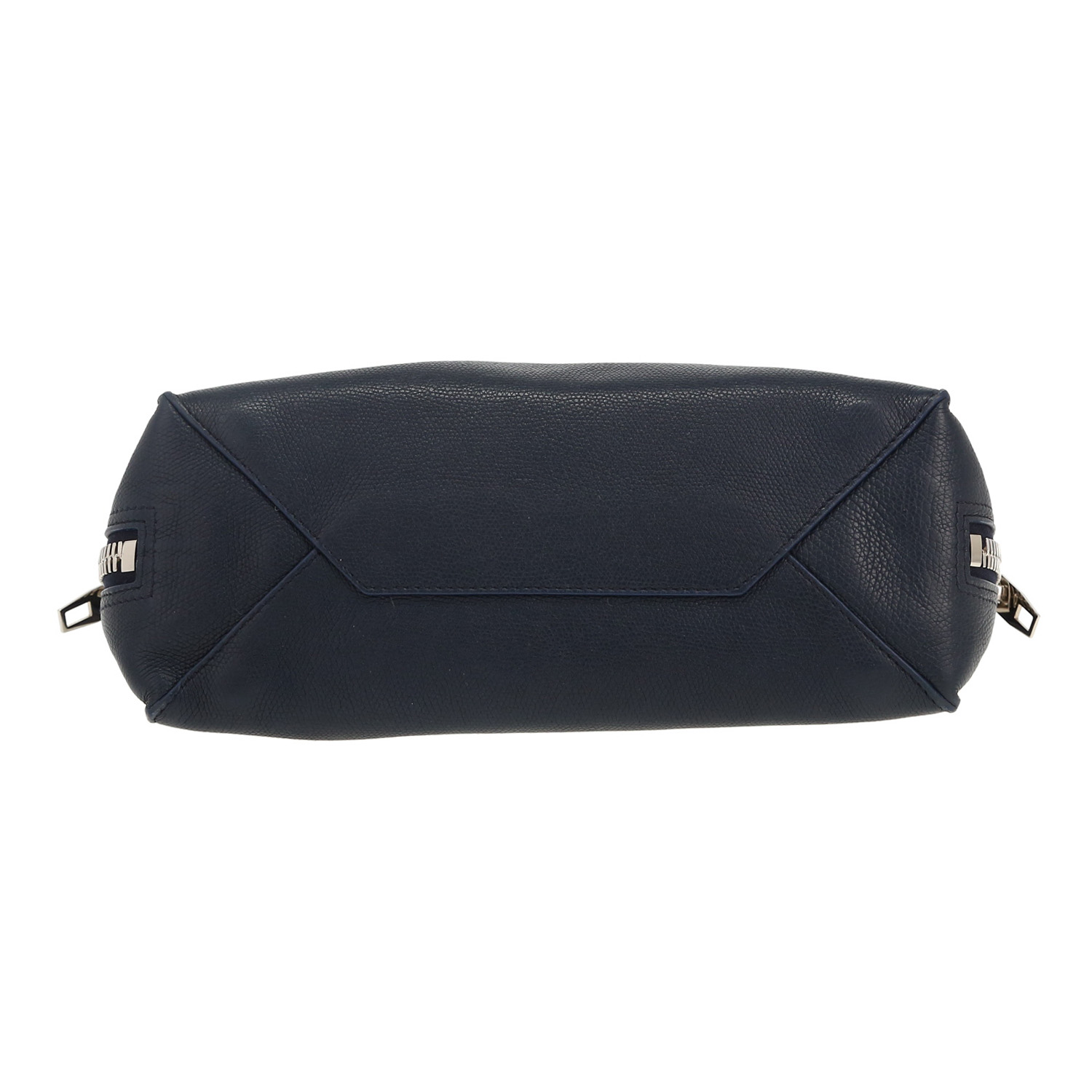 Bolso bandolera Balenciaga Papier A4 en cuero granulado azul - Detail D1