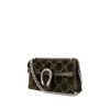 Gucci Dionysus shoulder bag in khaki velvet and khaki leather - 00pp thumbnail