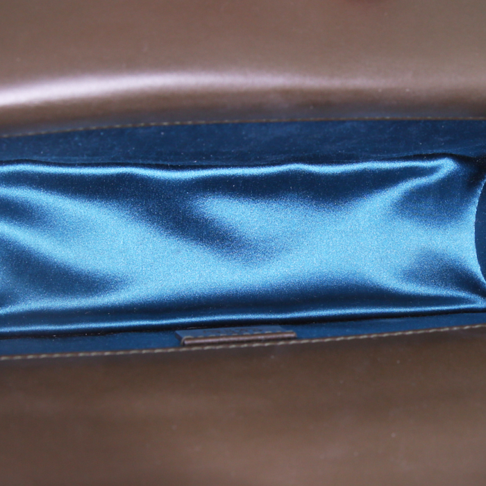 Borsa a tracolla Gucci Dionysus in velluto verde kaki e pelle verde kaki - Detail D3