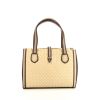Bottega Veneta handbag in beige shading braided leather - 360 thumbnail