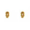 Paire de boucles d'oreilles Zolotas Hercule Knot en or jaune 22 carats - 00pp thumbnail