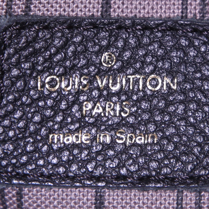 Louis Vuitton Artsy medium model handbag in black monogram leather - Detail D3