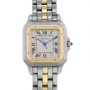Cartier Panthère watch in gold and stainless steel Ref:  187949 Circa  2000