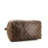 Borsa Louis Vuitton Speedy 30 in tela monogram marrone e pelle naturale - Detail D4 thumbnail