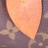Sac à main Louis Vuitton Speedy 35 en toile monogram marron et cuir naturel - Detail D3 thumbnail