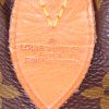 Borsa da viaggio Louis Vuitton  Keepall 55 in tela monogram marrone e pelle naturale - Detail D3 thumbnail
