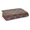 Louis Vuitton wallet in brown monogram leather and brown leather - Detail D4 thumbnail