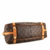 Louis Vuitton Stresa handbag in brown monogram canvas and natural leather - Detail D4 thumbnail