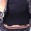 Borsa Louis Vuitton Daily in tela denim monogram nera e pelle naturale - Detail D2 thumbnail