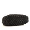 Sac à main Louis Vuitton Daily en toile denim monogrammée noire et cuir naturel - Detail D4 thumbnail