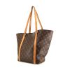 Bolso Cabás Louis Vuitton Flanerie en lona Monogram marrón y cuero natural - 00pp thumbnail