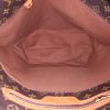 Louis Vuitton Flanerie shopping bag in brown monogram canvas and natural leather - Detail D2 thumbnail