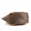 Louis Vuitton Flanerie shopping bag in brown monogram canvas and natural leather - Detail D4 thumbnail