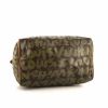 Bolso de mano Louis Vuitton Speedy Editions Limitées en lona Monogram marrón y cuero natural - Detail D4 thumbnail