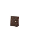 Porte-monnaie Louis Vuitton en toile monogram et cuir marron - 00pp thumbnail