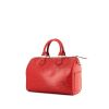 Bolso de mano Louis Vuitton Speedy 25 cm en cuero Epi rojo - 00pp thumbnail