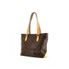 Shopping bag Louis Vuitton Piano in tela monogram marrone e pelle naturale - 00pp thumbnail