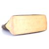 Shopping bag Louis Vuitton Piano in tela monogram marrone e pelle naturale - Detail D4 thumbnail
