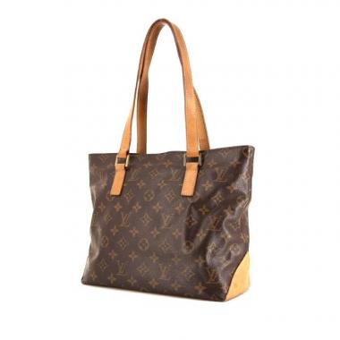 Bolso Cabás Louis Vuitton Piano en lona Monogram revestida marrón y cuero natural