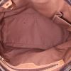 Shopping bag Louis Vuitton Piano in tela monogram cerata marrone e pelle naturale - Detail D2 thumbnail