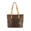 Shopping bag Louis Vuitton Piano in tela monogram marrone e pelle naturale - 360 thumbnail