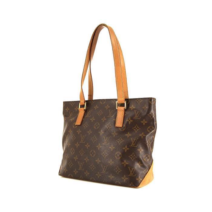 Louis Vuitton Piano Shopping Bag in Brown Monogram Canvas and Natural